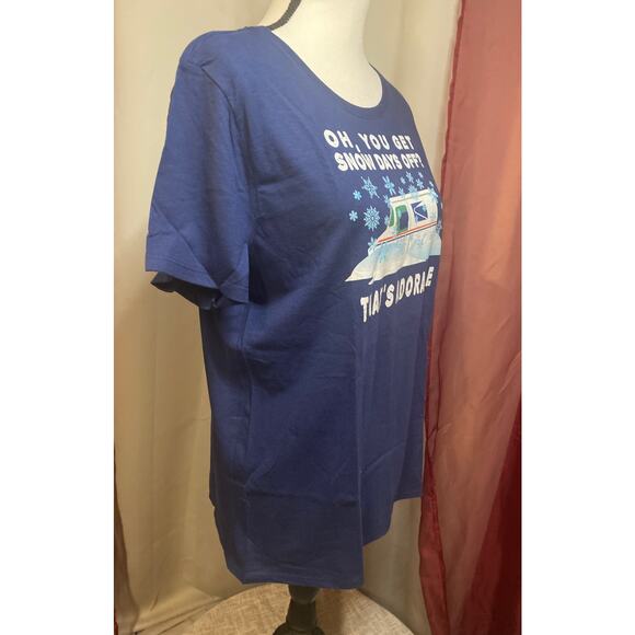 Postal Snow Days Off, Womens size Large - Picture 5 of 9